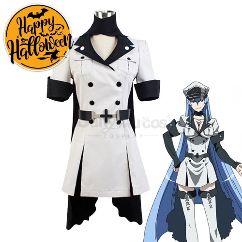 【In Stock】Halloween Cosplay Anime Akame ga Kill! Cosplay Esdeath Cosplay Costume - XL