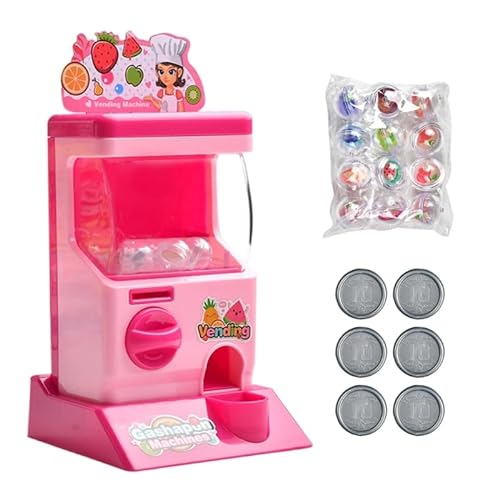 Fiarfiar Vending Machine Mini Toy Gashapon for Kids Game Prizes Toy Birthday Gift Game Small Prizes Mini Gashapon Toy