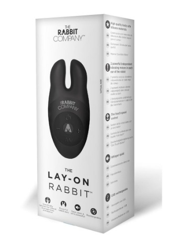 The Lay-On Rabbit | Black