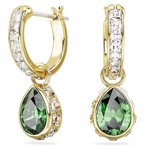 Swarovski Stilla Collection Drop Earrings - Green