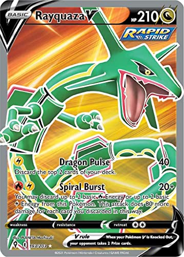 Rayquaza V - 193/203 - Ultra Rare (Full Art) - Sword & Shield - Evolving Skies