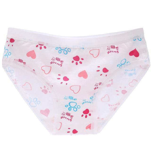 Briefs for Plus Size (Up to 3XL) - Paw Prints / XXL
