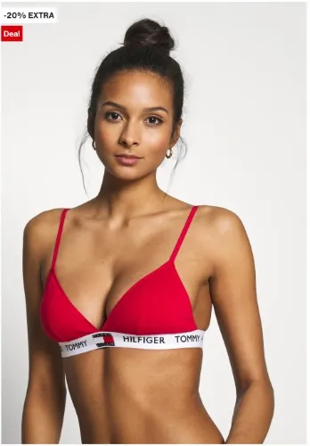 Tommy Hilfiger PADDED BRA - Triangel BH - Tango red