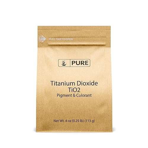 Pure Original Ingredients Titanium Dioxide (4 oz) Naturally Occurring, Pigment & Colorant