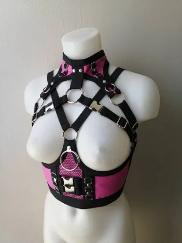 Bright color elastic harness XXL