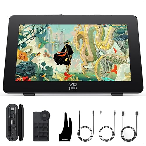 XPPen Artist Pro 24 Gen2 165hz Drawing Tablet with Screen, △E < 1 Graphic Tablet with Full Laminated AG Screen, Drawing Monitor with Dual 16384 Pen Pressure Battery-Free Stylus, Mini Keydial, 23.8" - 23.8 Inch - with Shortcut Keys