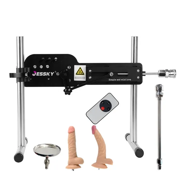 All New Premium Sex Machine Wireless Remote Control Fucking Machine With Two Dildo