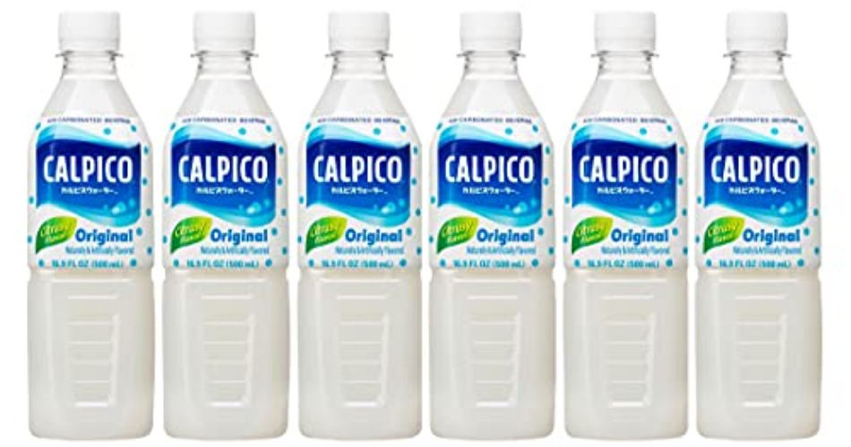 CALPICO Original, Non-Carbonated Drink, Hint of Citrus Flavor, Japanese Beverage, Sweet and Tangy Asian Drink, 16.9 FL oz. (Pack of 6) - Original (Citrusy)