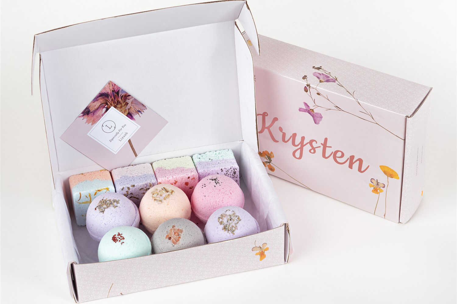 Natural Bath Bombs and Shower Steamers Gift Set - No name