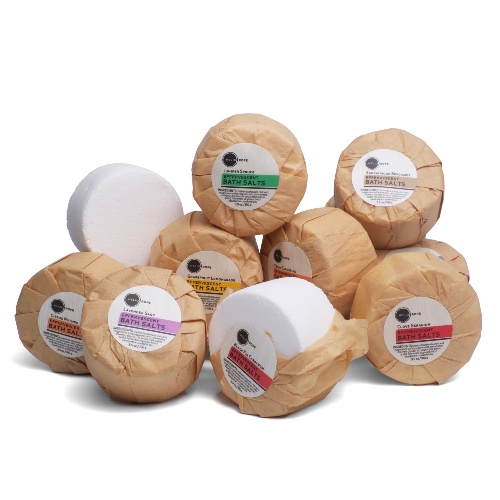 Effervescent Bath Fizzies w/Jojoba & Silk Proteins - Honey Amber