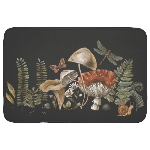 "Dark Forest" Plush Bath Mat - 24x36