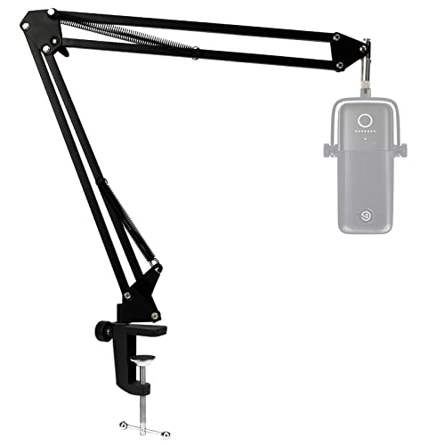 For Elgato Wave 3 Boom Arm Microphone Stand, Professional Mic Boom Arm Mic Stand Compatible with Elgato Wave:3 USB Condenser Microphone by SUNMON