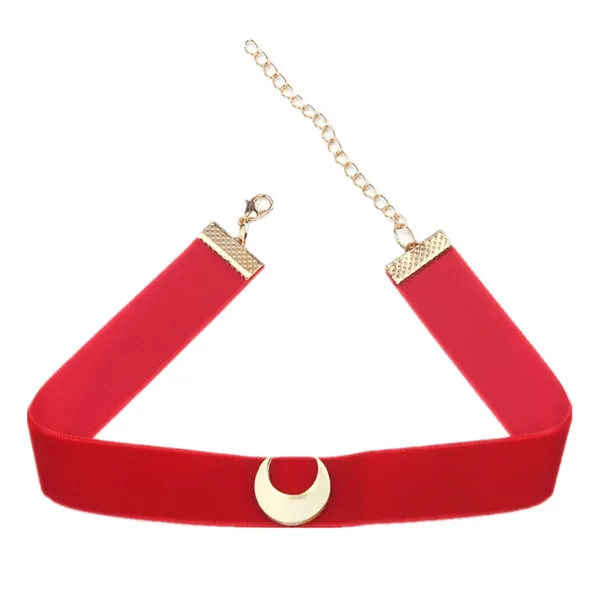Red Moon Usagi Choker Halloween Cosplay Chocker Necklace Jewelry - 