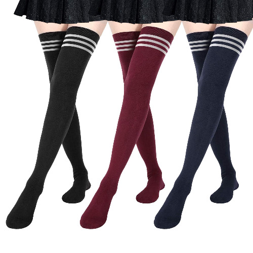 DRESHOW Women's Extra Long Socks, Over Knee Socks