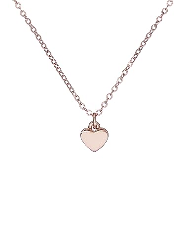 Ted Baker London Hara Tiny Heart Pendant Necklace For Women - Rose Gold Tone