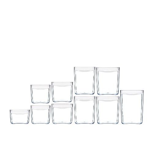 ClickClack Pantry Cube Starter 10 Piece Set in White | Default Title