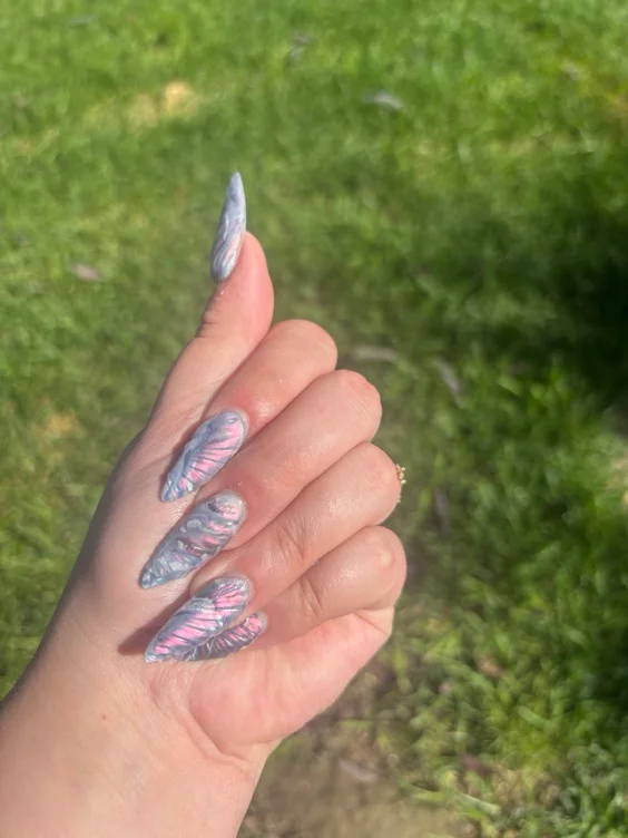 New nails with tip (100)