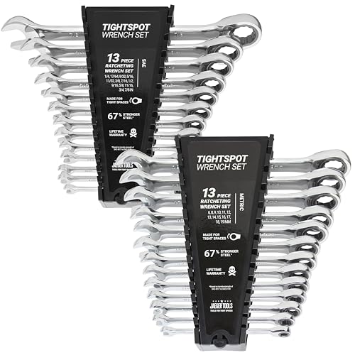 Jaeger 26pc Ratcheting Wrench Set - MASTER SET With Inch & Metric Speed Wrenches And Quick Access Organizer - Our standard in combination sets from gear to tip - 26pc Inch + Metric