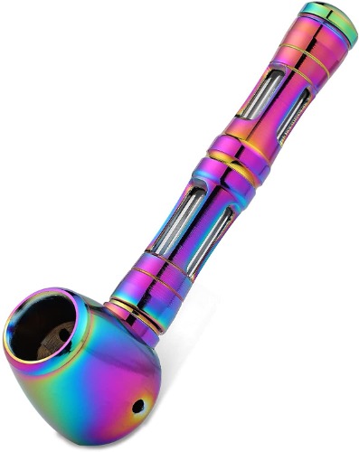Joyoldelf Smoking Pipe Set, with 1 Pack of Silver Nets and Smoking Pipes Gift Boxes, Tobacco Pipe are Easy to Use and Clean (Colorful)