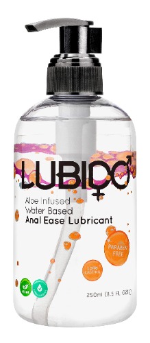 Lubido Aloe Infused Anal Ease Water Based Gel Lube - 250ml