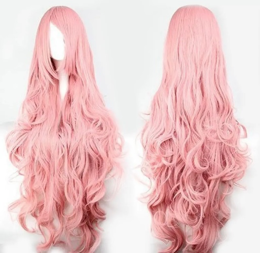 2 x Pink wigs