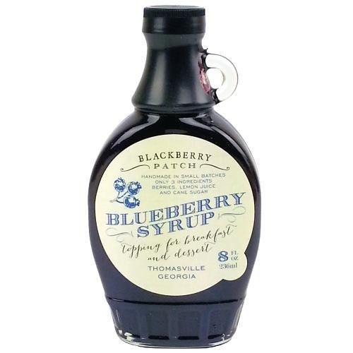 Blueberry Syrup 3 Ingredients - Blackberry Patch 8 oz Bottle – Oprahs Favorite Things 2014, Small Batch & Handmade in Georgia, Perfect on Pancakes, Waffles & French Toast, Great Dessert Topping