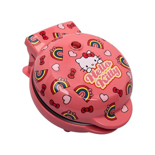 Uncanny Brands Hello Kitty Mini Waffle Maker - Cook With Your Favorite Kitty Character