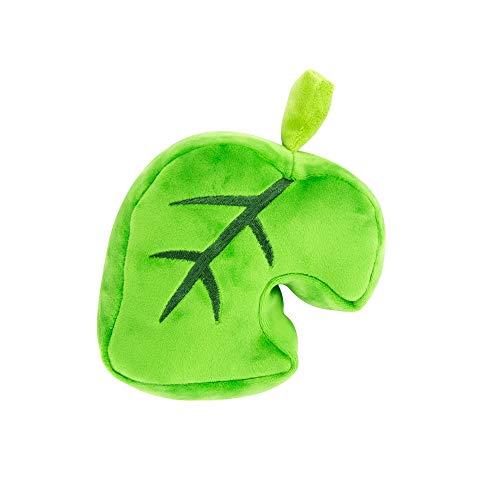 Club Mocchi-Mocchi- Animal Crossing Leaf Junior Plush Toy, 6 inch - Leaf