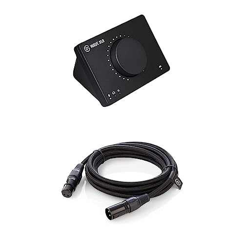 Elgato XLR Interface Starter Set - Audio Interface, XLR Cable included, Free Digital Mixing Software Bundle for Podcasting, Streaming, & Recording, USB Connection, Plug in your Dynamic Mic, PC/Mac - XLR Starter Set