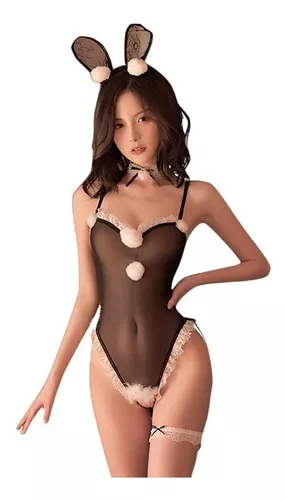 MERCADOLIBRE Disfraz De Conejita Sexi Y Adorable De Encaje Transparente