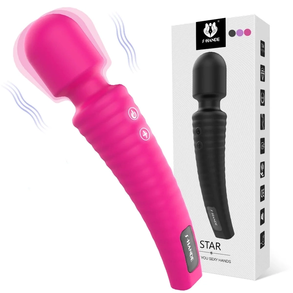 STAR Rose Wand Massager: Pleasurable Vibrations for Women