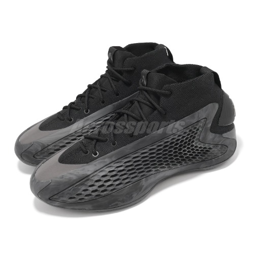 adidas A.E. 1 Ascent Pack Anthony Edwards Black Grey Men Basketball Shoes IG6668