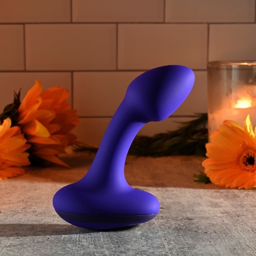 Anybody's Plug Rechargeable Vibrating Plug - Purple