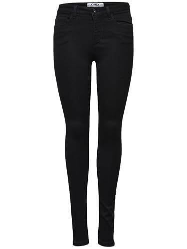 ONLY Female Skinny Jeans ONLROYAL Hohe Taille Skinny Fit Jeans - Jeans - L / 32L - Schwarz