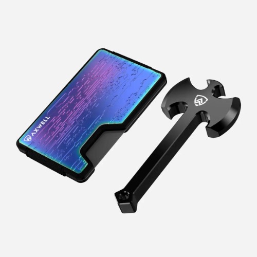 Wallet Bottle Opener Bundle - Damascus Nebula