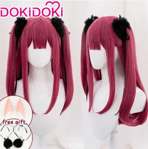 【Ready For Ship】DokiDoki Anime My Dress Up Darling Cosplay Kitagawa Marin Wig Little Devil Ver Long Red | Marin