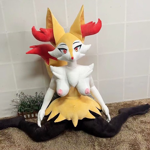 [M] Life-sized Braixen Plush Doll [Ready to Ship] | Default Title