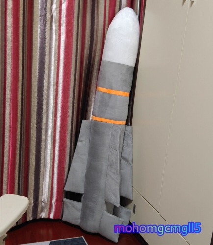 47" Creative AIM-54 Phoenix Plush Pillow Air-to-air Missile Toy Home Decor Gift