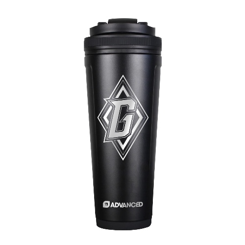 Gingy Custom 36oz Shaker Bottle - Black - Black