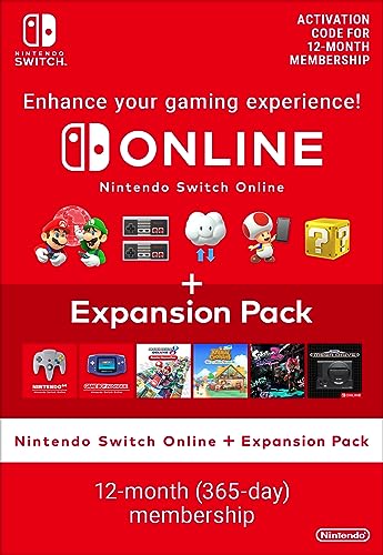Nintendo Switch Online + Expansion Pack (Individual Membership) - Standard | Nintendo Switch - Download Code - Nintendo Switch - Download Code - Individual