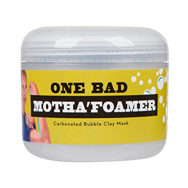 Elizabeth Mott Carbonated Bubble Clay Mask - Natural Clay and Activated Charcoal for Deep Cleansing and Detox - Cruelty-Free Korean Face Mask, 3.53oz