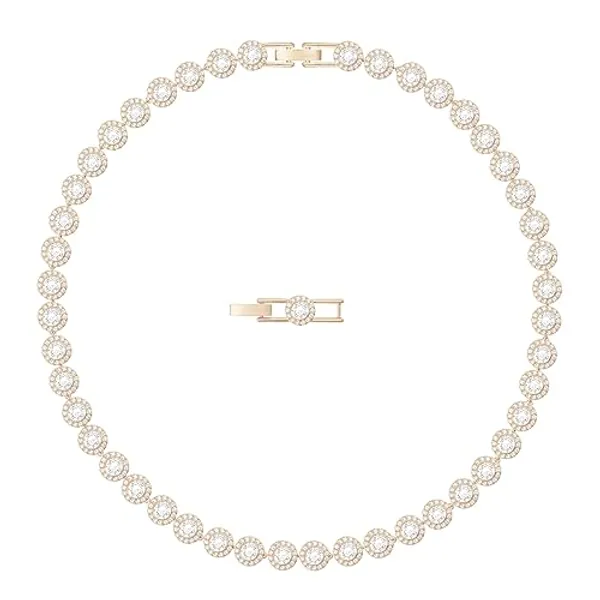 Swarovski Una Angelic All-Around Crystal Necklace Collection - Rose Gold