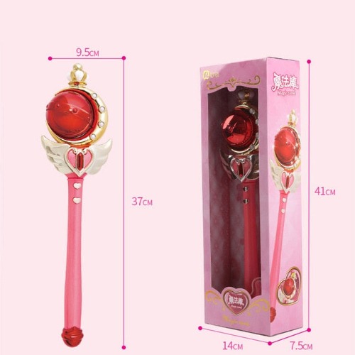 Magical Girl Light Up Wand - Circular