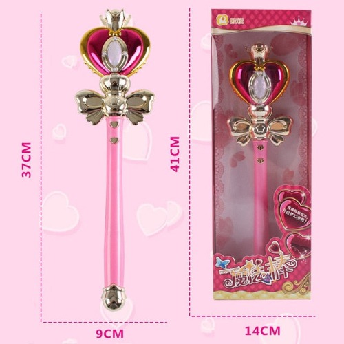 Magical Girl Light Up Wand - Heart