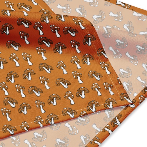 Mushies | All-over print bandana | Cozy Gamer - L