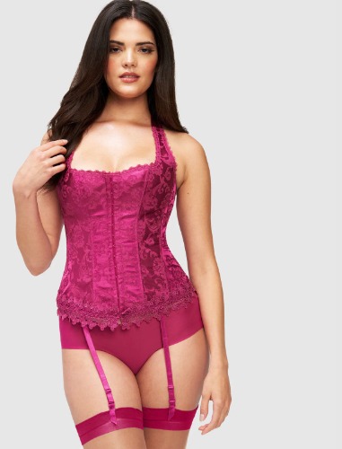 Hollywood Dream Halter Corset | Festival Fuchsia / 14