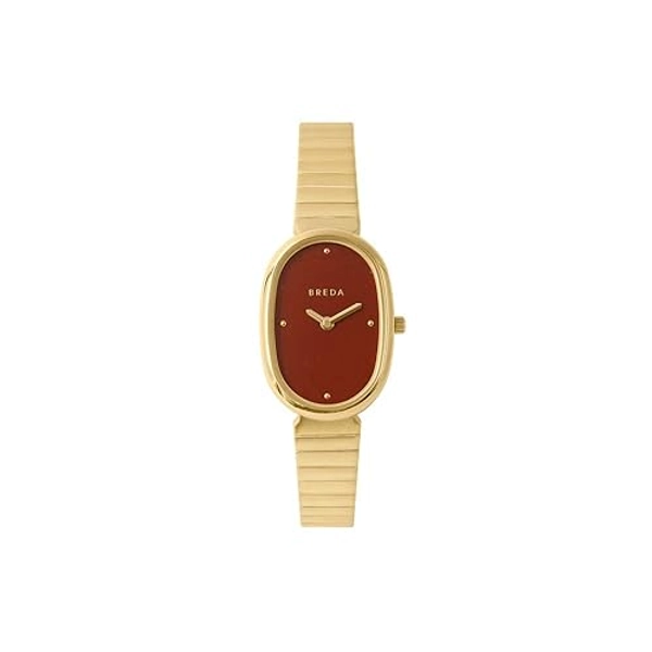 Breda Women's 'Jane' Gold and Metal Bracelet Watch, 23MM