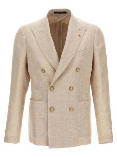 Double-Breasted Blazer Beige - 56IT