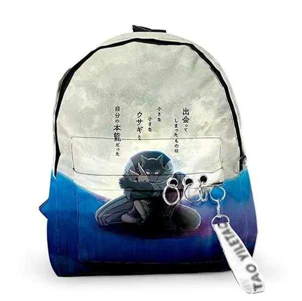 WANHONGYUE BEASTARS Anime 3D-Druck Backpack Rucksack Schulranzen Grundschule Schultasche für Kinder / 8 - Beastars / 8