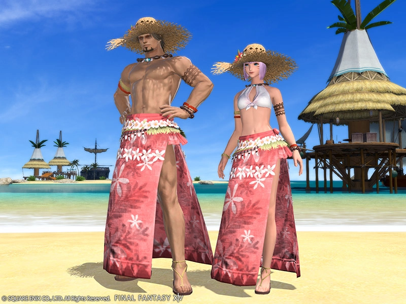 [FFXIV] Summer's Flame Attire glamour